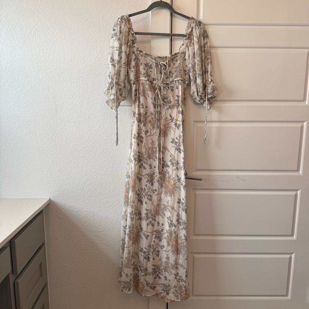 Doen Vetiver Dress in Salt Summer Floral - Picture 3 of 5